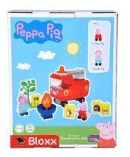 Jucării de construit BIG-Bloxx ca și lego - Joc de construit Peppa Pig Fire Engine PlayBIG Bloxx BIG Mașină de pompieri cu 2 figurine 40 piese de la 1,5-5 ani_2