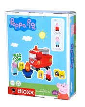 Építőjátékok BIG-Bloxx mint lego - Építőjáték Peppa Pig Fire Engine PlayBIG Bloxx BIG Tűzoltókocsi  2 figurával 40 darabos 1,5-5 évesnek_3