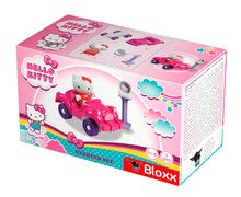 Kocke BIG-Bloxx kot lego - Kocke PlayBIG Bloxx Starter Box BIG Hello Kitty v rožnatem avtomobilčku od 18 mes_1