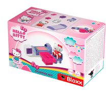 Klocki BIG-Bloxx jak lego  - Klocki PlayBIG Bloxx Starter Box BIG Hello Kitty w sypialni przy stoliczku od, 18 m-ca_1