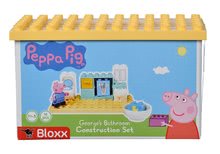 Jucării de construit BIG-Bloxx ca și lego - Joc de construit Peppa Pig Basic Sets II. PlayBIG BLOXX cu figurină în baie de la 1,5-5 ani_0