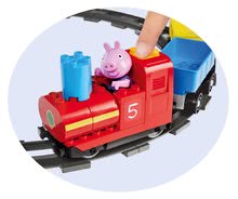 Jeux de construction type LEGO - Construction Peppa Pig Train Fun PlayBIG Bloxx Chemin de fer avec un train et une maison avec 2 figurines de 1,5-5 ans._1