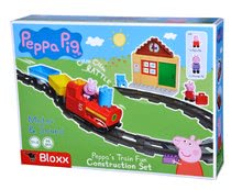 Stavebnice ako LEGO -  NA PREKLAD - Peppa Pig Train Fun PlayBIG Bloxx Juego de construcción Ferrocarril con tren y casita con 2 figuras de 1,5-5 años._3