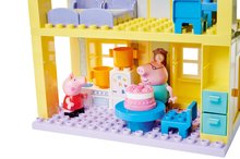 Stavebnice ako LEGO - Stavebnica Peppa Pig Family House PlayBig Bloxx BIG so 4 figúrkami a 3 poschodiami 86 dielov od od 1,5-5 rokov_0