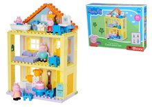 Stavebnice ako LEGO - Stavebnica Peppa Pig Family House PlayBig Bloxx BIG so 4 figúrkami a 3 poschodiami 86 dielov od od 1,5-5 rokov_5