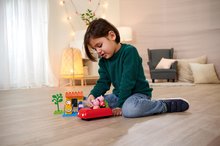 Jucării de construit BIG-Bloxx ca și lego - Joc de construit Peppa Pig Family Car PlayBig Bloxx BIG cu 2 figurine în mașinuță la benzinătie 28 piese de la 1,5-5 ani_2