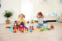 Stavebnice BIG-Bloxx jako lego - Stavebnice Dino Ranch Blitz Basic Set PlayBig Bloxx BIG s figurkou dinosaurus na farmě 13 dílů od 1,5–5 let_1