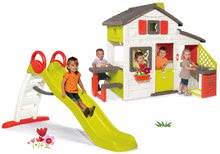 Case per bambini con scivolo - Set casetta Friends Smoby con cucina e scivolo con sistema acqua fun Funny 2 metri_23