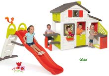 Case per bambini con scivolo - Set casetta Friends Smoby con cucina e scivolo con sistema acqua fun Funny 2 metri_25