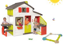 Spielhäuser Sets - Set Häuschen der Freunde von Smoby mit Küche und Abenteuerstrecke zur Entwicklung der Motorik_30