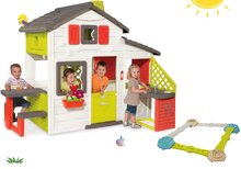 Spielhäuser Sets - Set Häuschen der Freunde von Smoby mit Küche und Abenteuerstrecke zur Entwicklung der Motorik_31