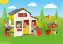 Cabanes et accessoires - Maison de jeu des Amis Smoby avec une cuisine et une cloche et un stand de légumes Organic Market_19