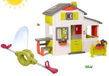Case per bambini con altalena - Set Casetta Neo Friends Smoby con piccolo giardino anteriore e dondolo 360° a due posti con sistema water fun_10