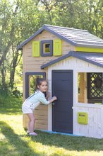 Kleine Spielhäuser für Kinder - Friends House in eleganten Farben Friends House Evo Spielhaus Smoby erweiterbar 2 Türen mit Schlüssel 6 Fenster mit UV-Filter 162 cm Höhe SM810204_8