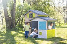 Kućice za djecu - Kućica Prijatelja elegantnih boja Friends House Evo Playhouse Smoby s nadogradnjom 2 vrata s ključem 6 prozora s UV filterom 162 cm visina_9