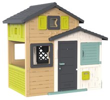 Kerti játszóházak gyerekeknek - Házikó Jóbarátok teljes felszereléssel elegáns színekben Friends House Evo Playhouse Smoby bővíthető_55