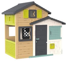 Kućice za djecu - Kućica Prijatelja elegantnih boja Friends House Evo Playhouse Smoby s nadogradnjom 2 vrata s ključem 6 prozora s UV filterom 162 cm visina_14