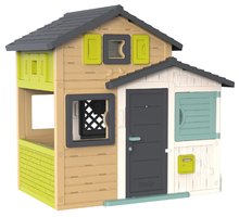 Kleine Spielhäuser für Kinder - Spielhaus der Freunde mit einer Küche in eleganten Farben Friends House Evo Playhouse Smoby erweiterbar_20