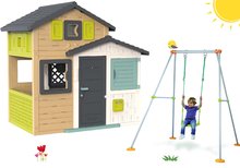Case per bambini con altalena - Set Casetta degli Amici in colori eleganti Friends House Evo Playhouse Smoby espandibile con altalena_25