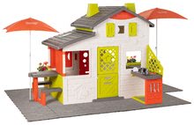 Case Friends House Smoby - Casetta Neo Friends House DeLuxe Smoby con due aree picnic con panche e cucina esterna_0