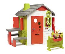 Kerti játszóházak gyerekeknek - Házikó Neo Jura Lodge DeLuxe Smoby bővített változat_20