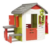 Case per bambini  - Casetta Neo Jura Lodge Smoby dotata di cucina, tavolo e campanello dai 24 mesi_0