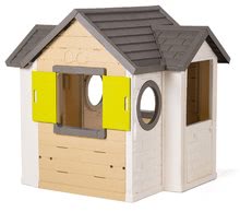 Hišice za otroke - Hišica My House Smoby z vrtičkom in polnimi vrati in zvončkom od 24 mes_1