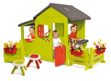 Kućice za djecu - Kućica Vrtlar Neo Floralie Smoby sa zvoncem dimnjakom i dva vrta i dvije stolice_29