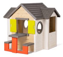 Domčeky s nábytkom - Set domček My Neo House DeLuxe Smoby so zvončekom a zadným vchodom a piknikový stôl so stoličkami KidChair od 24 mes_0