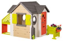 Speziell nur bei uns  - Häuschen My Neo House DeLuxe Smoby mit Küche, Garten und kleinem Tisch zum Sitzen_2