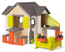 Domki dla dzieci - Dom My Neo House DeLuxe Smoby z kompletnym rozwiązaniem nadbudowy_3