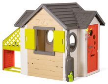 Kleine Spielhäuser für Kinder - Häuschen My Neo House DeLuxe Smoby mit Küche und Tisch_1