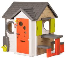 Kleine Spielhäuser für Kinder - Häuschen My Neo House DeLuxe Smoby mit Küche und Tisch_2