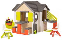 Kerti játszóházak bútorral  - Házikó My Neo House DeLuxe Smoby bővített változat és 2 darab kisszék_54
