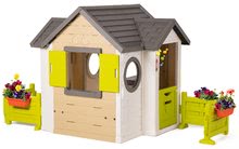 Domki zestawy - Domek My Neo House DeLuxe Smoby z grillem i ogródkiem za domkiem_1