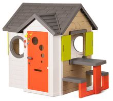 Case per bambini con altalena - Casetta My Neo House DeLuxe Smoby in versione superiore con dondolo e sgabellino_2
