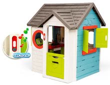 Cabanes avec toboggan pour enfants - Maison avec restaurant de jardin Chef House DeLuxe Smoby un carillon comme cadeau_0