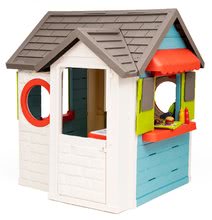 Cabanes avec toboggan pour enfants - Maison avec restaurant de jardin Chef House DeLuxe Smoby un carillon comme cadeau_1