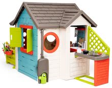Domki dla dzieci - Dom Chef House DeLuxe Smoby z ogrodową restauracją z zewnętrzną kuchnią i ogrodem_2