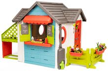 Kerti játszóházak gyerekeknek - Házikó kerti büfével Chef House DeLuxe Smoby nyári konyhácskával és előkerttel_0