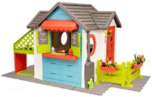 Kućice za djecu - Kućica s vrtnim restoranom Chef House DeLuxe Smoby s podlogom i komplet rješenjem nadgradnje_3