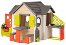 Domki dla dzieci - Domłek przyrodniczy My New House Smoby Rozszerzalny z kompletem wyposażenia od 24 miesięcy_0