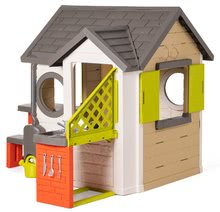 Domki dla dzieci - Domłek przyrodniczy My New House Smoby Rozszerzalny z kompletem wyposażenia od 24 miesięcy_1
