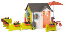 Kleine Spielhäuser für Kinder - Häuschen für den Gärtner Garden House Smoby erweiterbar mit kompletter Ausstattung und Garten ab 24 Monaten_2