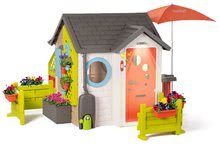 Hišice za otroke - Hišica za vrtnarja Garden House Smoby z izjemno opremo z vsemi dodatki in bogatim vrtičkom od 24 mes_0