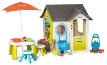 Kleine Häuser für Kinder - Häuschen für den Gärtner Garden House Smoby erweiterbar mit Boden und Sonnenschirm ab 24 Monaten_66