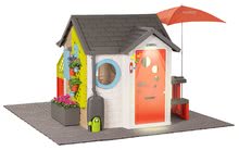 Kleine Häuser für Kinder - Häuschen für den Gärtner Garden House Smoby erweiterbar mit Boden und Sonnenschirm ab 24 Monaten_0