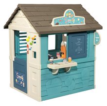 Cabanes avec toboggan pour enfants - Maison de jeu Sweet Corner Playhouse Smoby un carillon_9