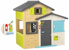 Spielhaus der Freunde mit der Klingel in eleganten Farben Friends House Evo Playhouse Smoby erweiterbar