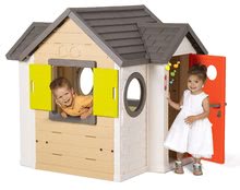 Kerti játszóházak gyerekeknek - Házikó My House Smoby teljes és felezett ajtóval és elektronikus csengővel 24 hó-tól_3